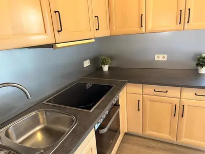 Küche/Küchenzeile in der Unterkunft Kirchberg Apartments