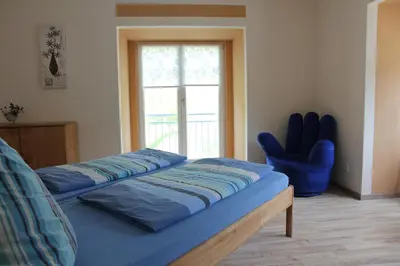 Ein Bett oder Betten in einem Zimmer der Unterkunft Cafe Klering