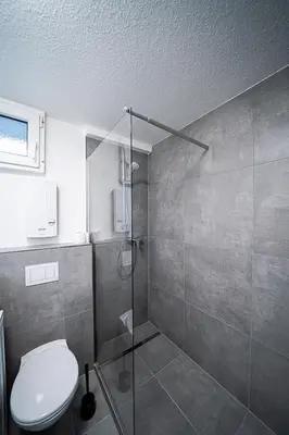 Ein Badezimmer in der Unterkunft WW01 - Monteurwohnung Koblenz 2 Bedrooms - 4P