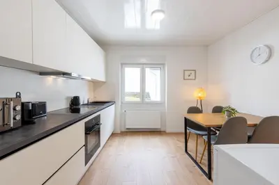 Küche/Küchenzeile in der Unterkunft Vulkaneifel Cottage