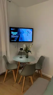 TV/Unterhaltungsangebot in der Unterkunft Gemütliches Design Appartment