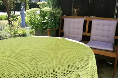 Ein Garten an der Unterkunft NEU! FeWo Gerach bei Idar-Oberstein