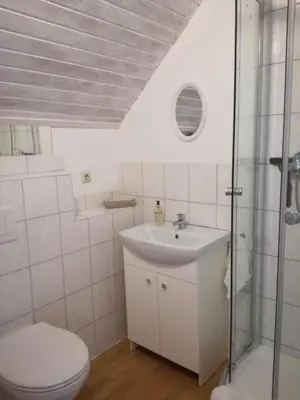 Ein Badezimmer in der Unterkunft NEU! FeWo Gerach bei Idar-Oberstein