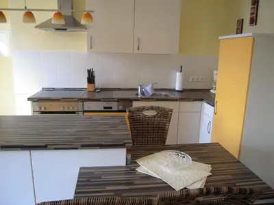 Küche/Küchenzeile in der Unterkunft Ferienwohnung Koblenz