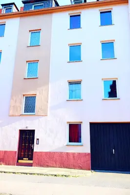 Das Gebäude in dem sich die Ferienwohnung befindet