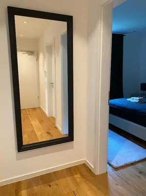 Ein Bett oder Betten in einem Zimmer der Unterkunft Panorama-Paradies im Rheintal