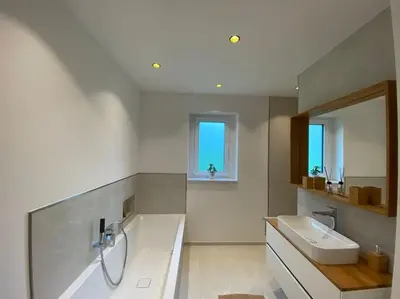 Ein Badezimmer in der Unterkunft Panorama-Paradies im Rheintal