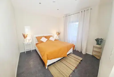 Ein Bett oder Betten in einem Zimmer der Unterkunft Giertensmühle Mesenich