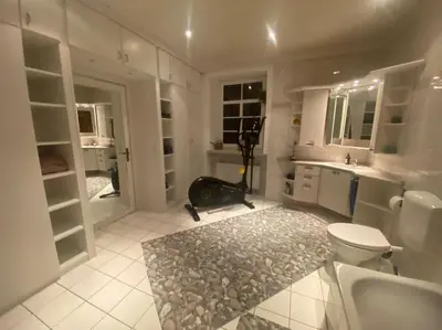 Ein Badezimmer in der Unterkunft Im schönen Naheland bei Kirn
