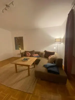 Ein Sitzbereich in der Unterkunft Im schönen Naheland bei Kirn