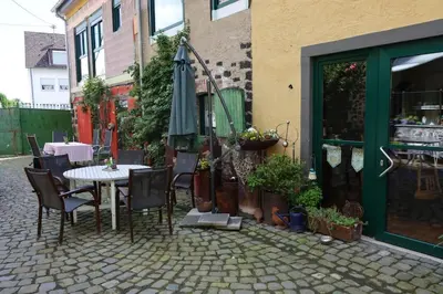 Das Gebäude in dem sich die Ferienwohnung befindet