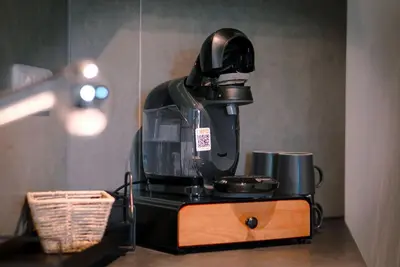 Kaffee-/Teezubehör in der Unterkunft Ferienwohnung Schlossblick