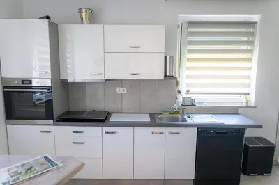 Küche/Küchenzeile in der Unterkunft Marga's Gästehaus