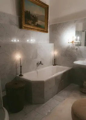 Ein Badezimmer in der Unterkunft Antikes Haus an der Mosel