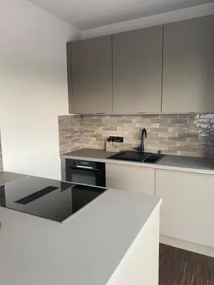 Küche/Küchenzeile in der Unterkunft PenthouseBlick