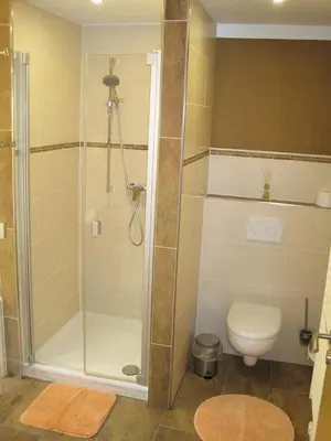 Ein Badezimmer in der Unterkunft B&U Fewo Scherhag