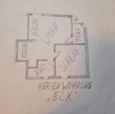 Grundriss der Unterkunft B&U Fewo Scherhag