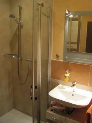 Ein Badezimmer in der Unterkunft B&U Fewo Scherhag