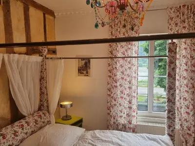 Ein Bett oder Betten in einem Zimmer der Unterkunft Eismauer Suite