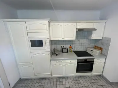 Küche/Küchenzeile in der Unterkunft Ferienwohnung im Plenter