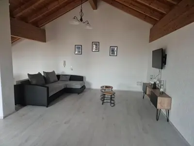 TV/Unterhaltungsangebot in der Unterkunft Ferienwohnung Monteure Unterkunft