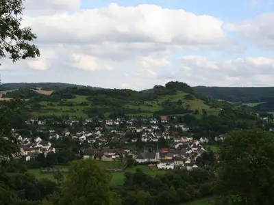 Naturlandschaft in der Nähe des Ferienhauses