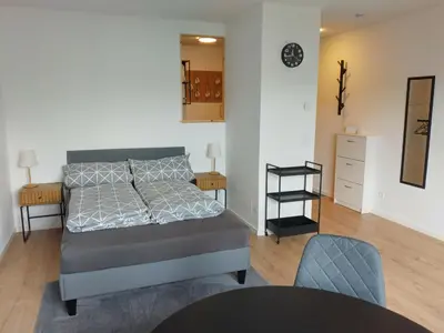 Ein Bett oder Betten in einem Zimmer der Unterkunft Appartement Valentino