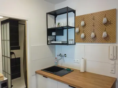 Küche/Küchenzeile in der Unterkunft Appartement Valentino