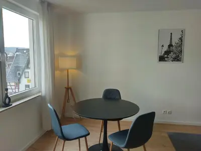 Ein Sitzbereich in der Unterkunft Appartement Valentino