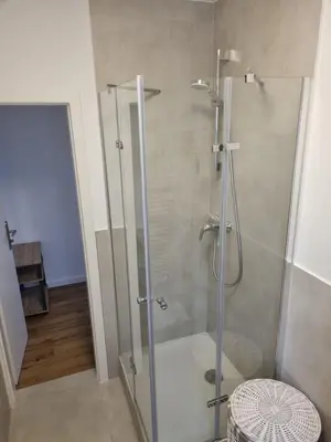 Ein Badezimmer in der Unterkunft Schöne Ferienwohnung in Koblenz HG2