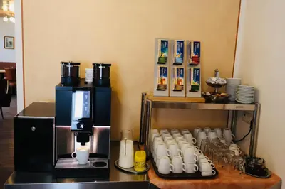 Kaffee-/Teezubehör in der Unterkunft Weinhaus Hirschen Bruttig