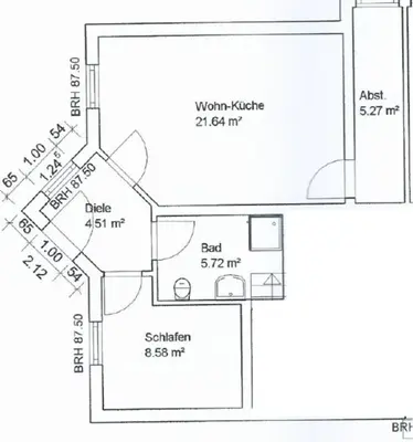 Grundriss der Unterkunft KELLer Ferienwohnung