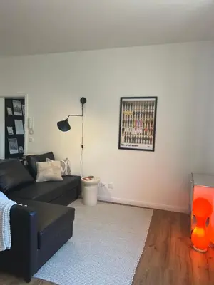 Ein Sitzbereich in der Unterkunft Ferienwohnung Äskulaphof