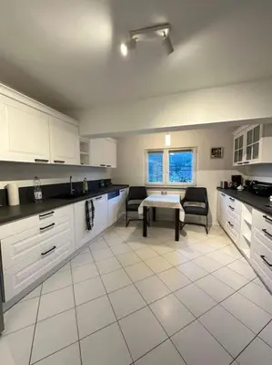 Küche/Küchenzeile in der Unterkunft Gemütliche 2 Zimmer Wohnung