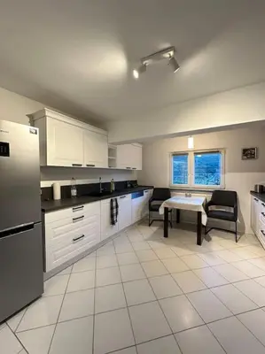 Küche/Küchenzeile in der Unterkunft Gemütliche 2 Zimmer Wohnung