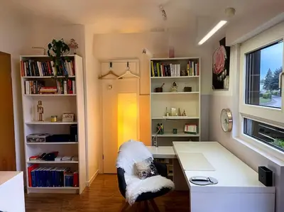 Die Bibliothek in der Ferienwohnung