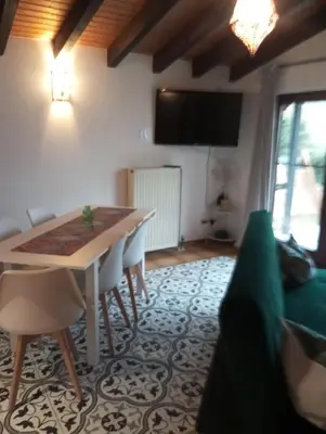 Küche/Küchenzeile in der Unterkunft GOLF-Lodge
