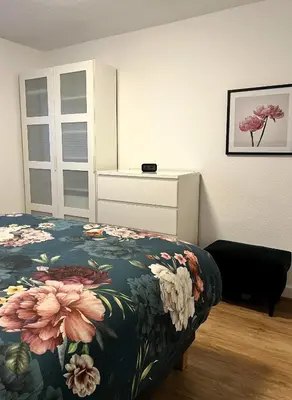 Ein Bett oder Betten in einem Zimmer der Unterkunft FeWo Rehborn