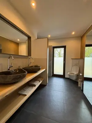 Grundriss der Unterkunft Ferienwohnung Weitblick mit Whirlpool