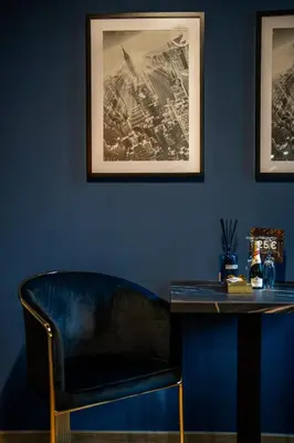 Ein Sitzbereich in der Unterkunft LLR Design Apartment - Satin Mood im Zentrum von Koblenz