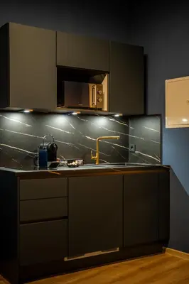 Küche/Küchenzeile in der Unterkunft LLR Design Apartment - Satin Mood im Zentrum von Koblenz