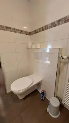 Ein Badezimmer in der Unterkunft Rheinloge