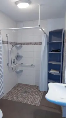 Ein Badezimmer in der Unterkunft Rheinloge