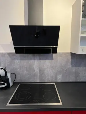 Küche/Küchenzeile in der Unterkunft Ferienwohnung Goldrausch