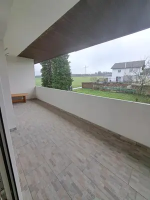 Ein Balkon oder eine Terrasse in der Unterkunft Apartment Hermeskeil
