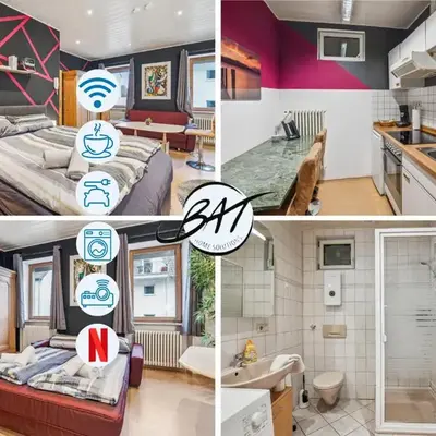 BAT Home Solutions Trier-Euren - alles was ein Hotel nicht bietet - 35 qm Ferienwohnung