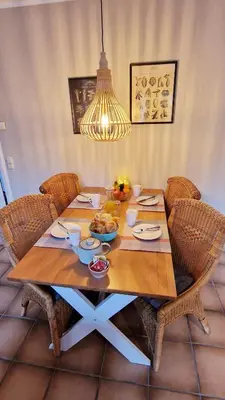 Ein Sitzbereich in der Unterkunft LittleHome