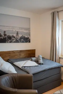 Ein Bett oder Betten in einem Zimmer der Unterkunft little DrEaMS
