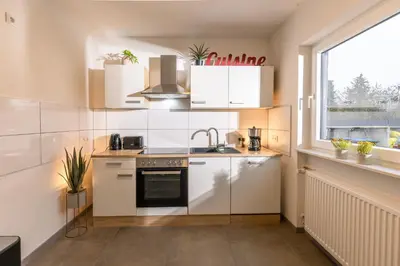 Küche/Küchenzeile in der Unterkunft Eifel-Loft
