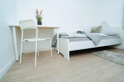 Ein Bett oder Betten in einem Zimmer der Unterkunft Eifel-Rast Mendig